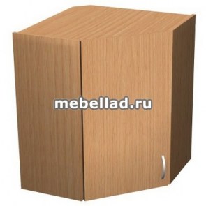 Угловой навесной шкаф 60 см, верхний кухонный модуль любого цвета