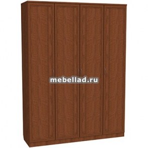 Купить шкаф в СПб, 4-х дверный распашной дуб